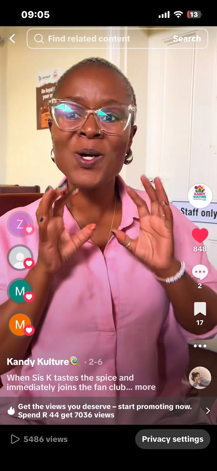 Kandy Kulture tasting reaction from TikTok